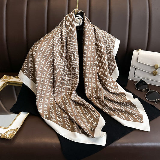 Amelie Floral Square Scarf