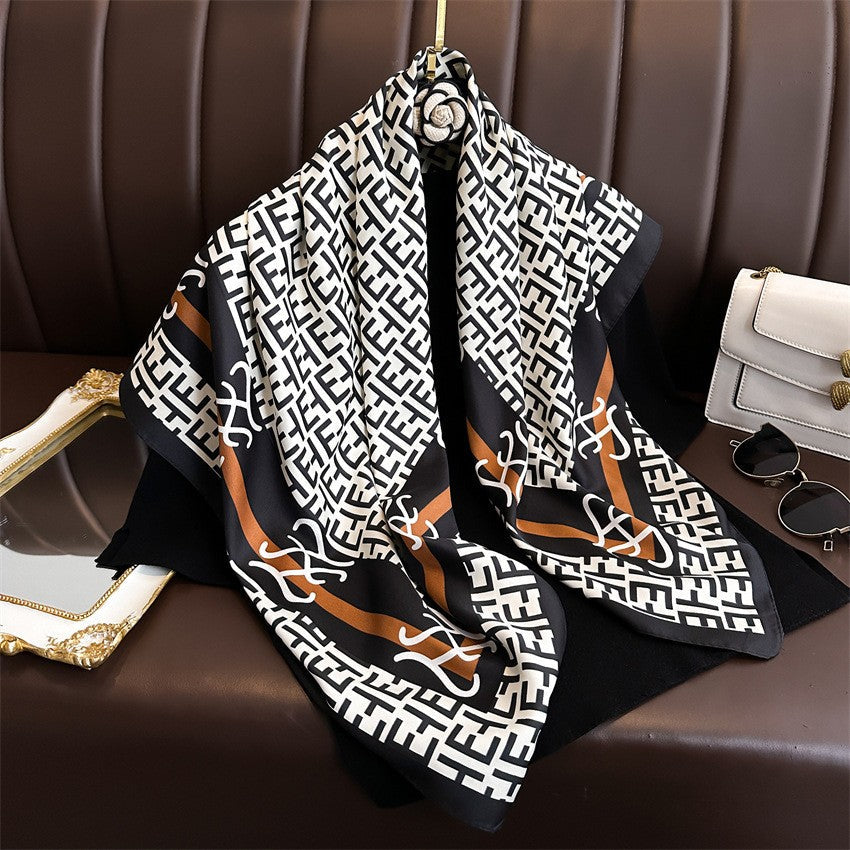 Amelie Floral Square Scarf