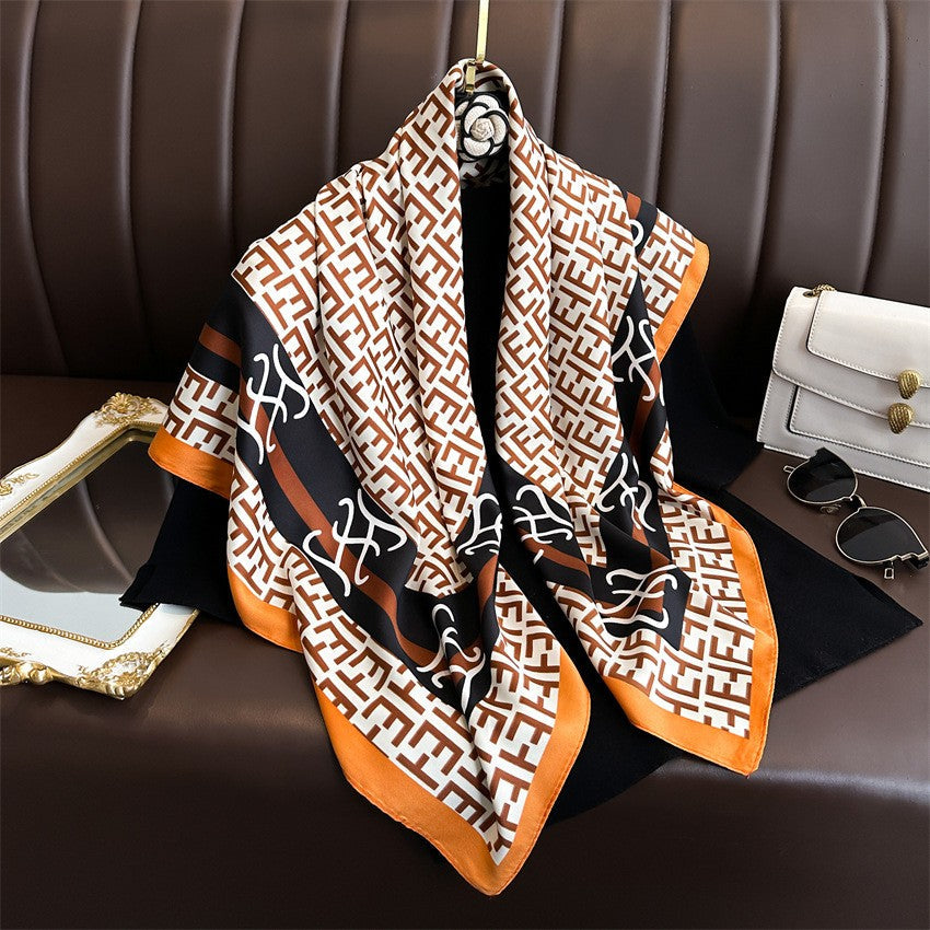 Amelie Floral Square Scarf