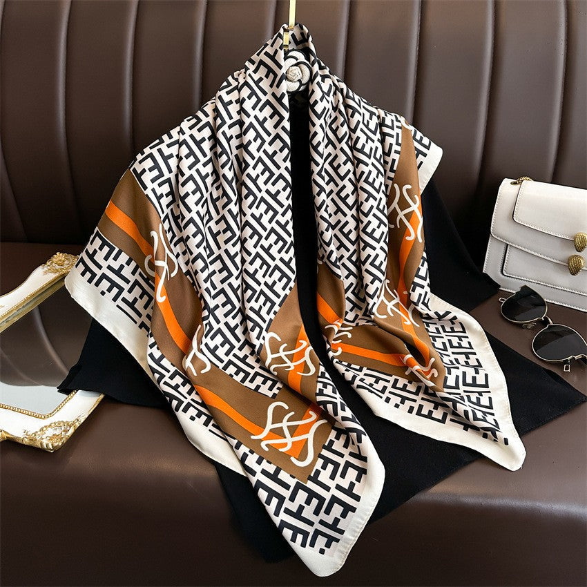 Amelie Floral Square Scarf