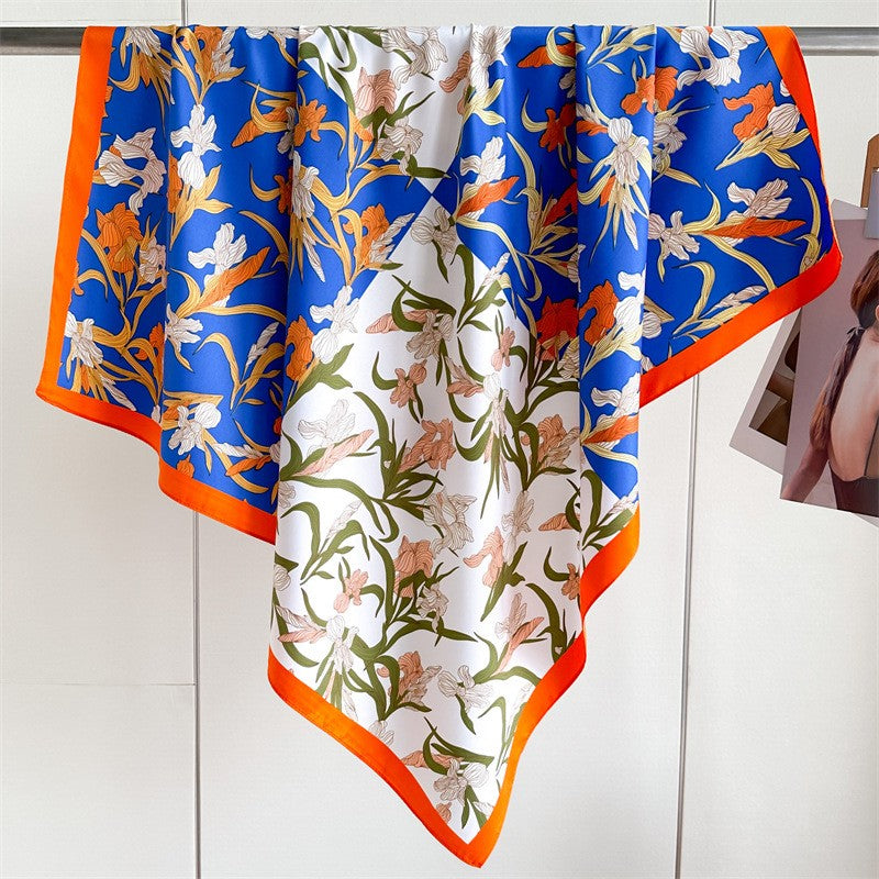 Amelie Floral Square Scarf