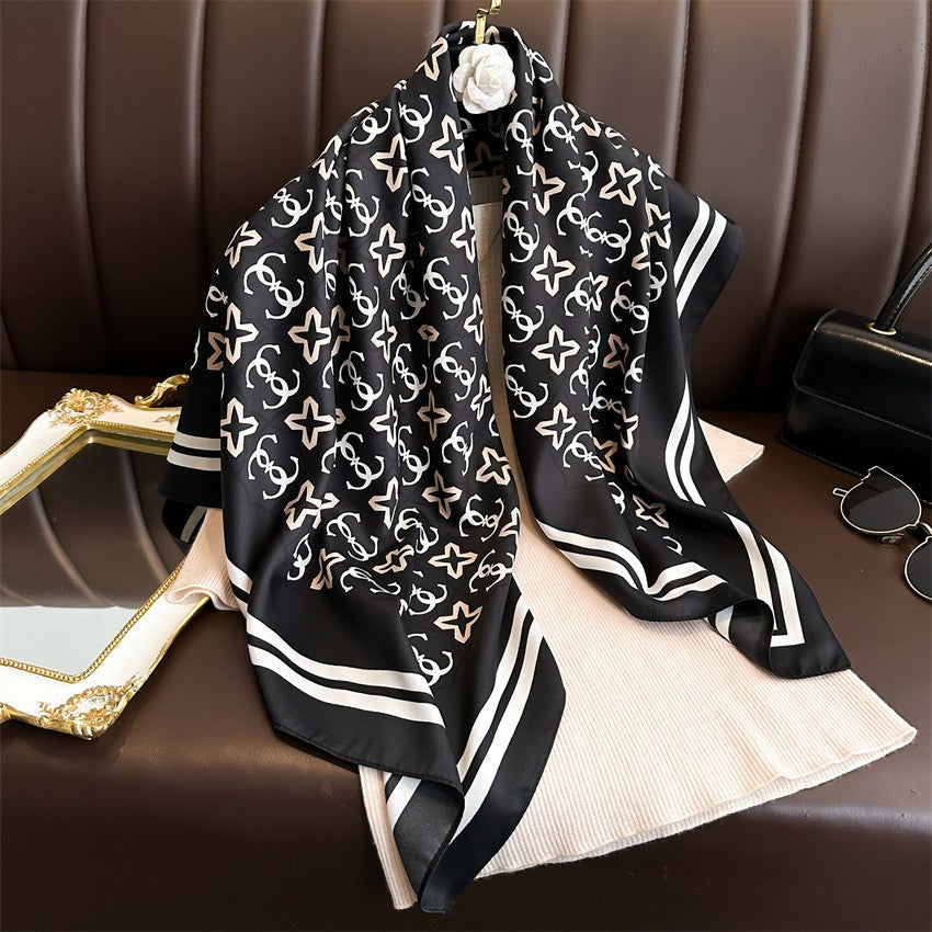 Amelie Floral Square Scarf