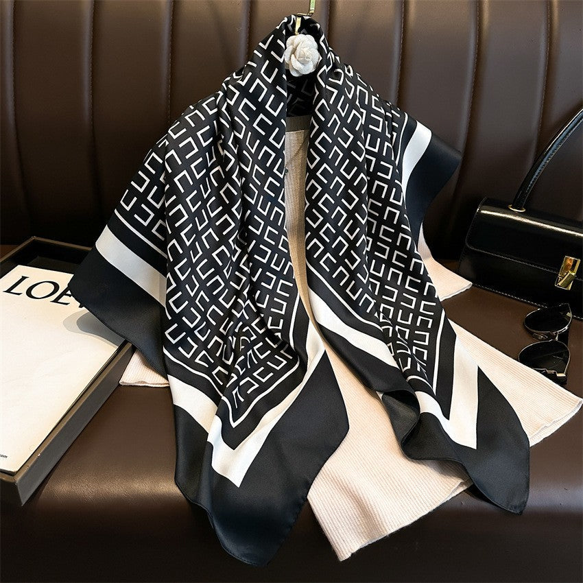 Amelie Floral Square Scarf