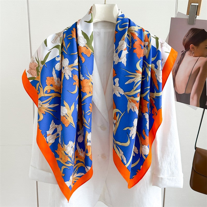 Amelie Floral Square Scarf