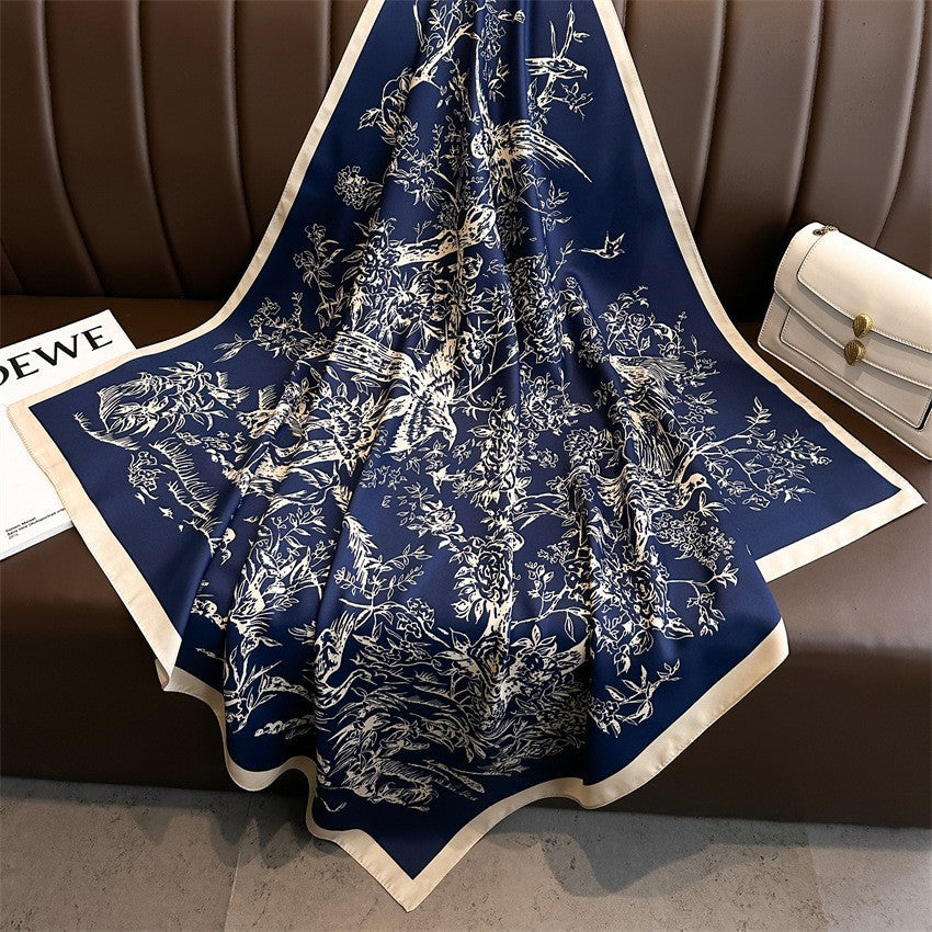 Amelie Floral Square Scarf