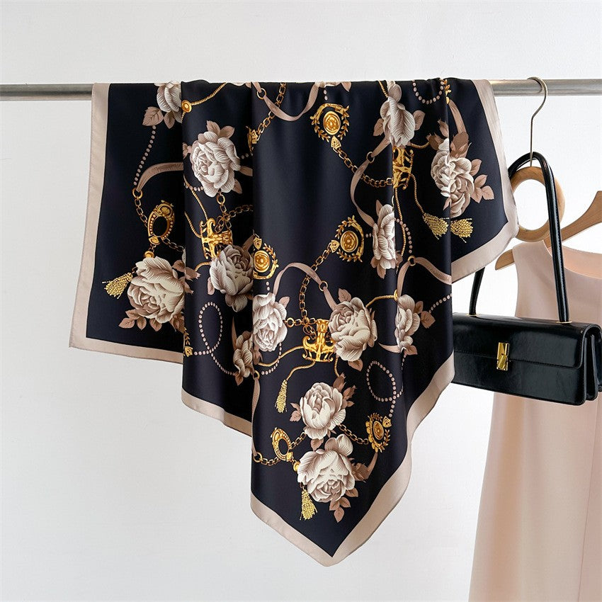 Amelie Floral Square Scarf
