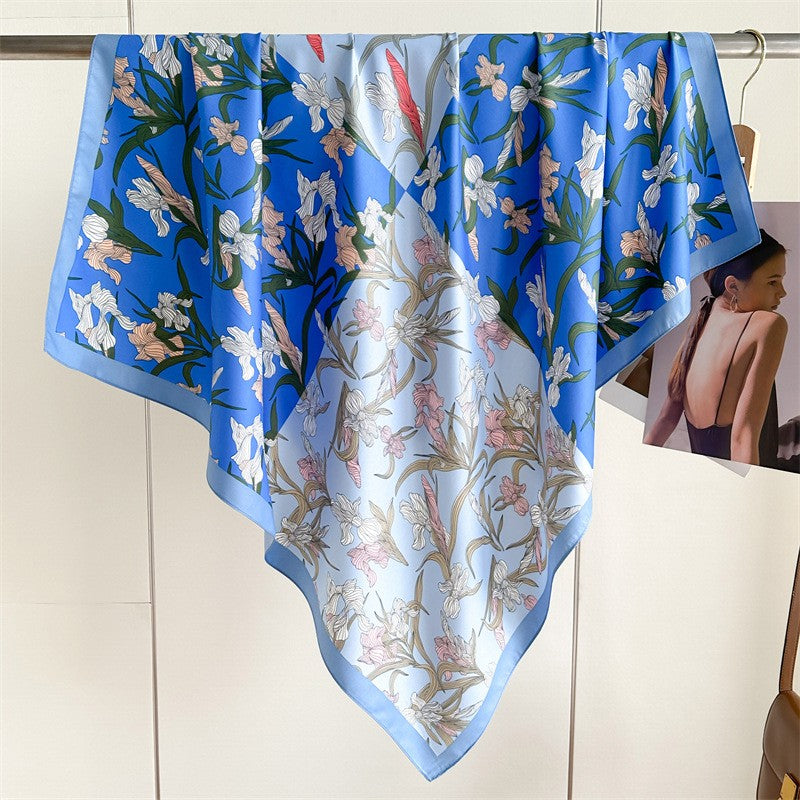 Amelie Floral Square Scarf
