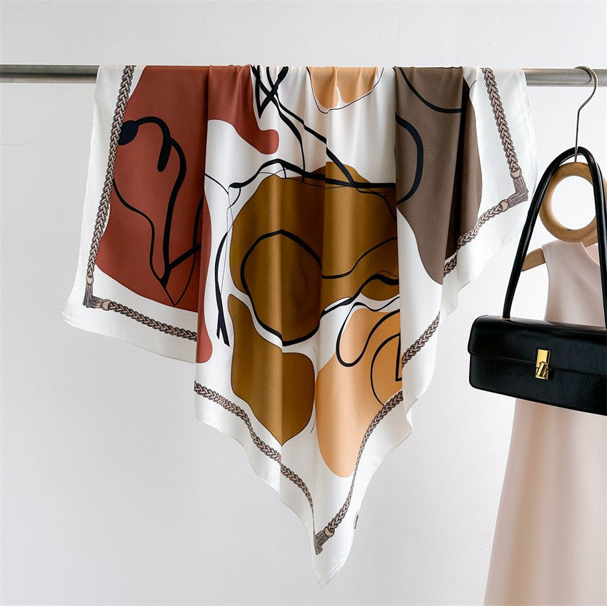 Amelie Floral Square Scarf