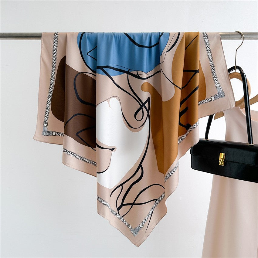 Amelie Floral Square Scarf