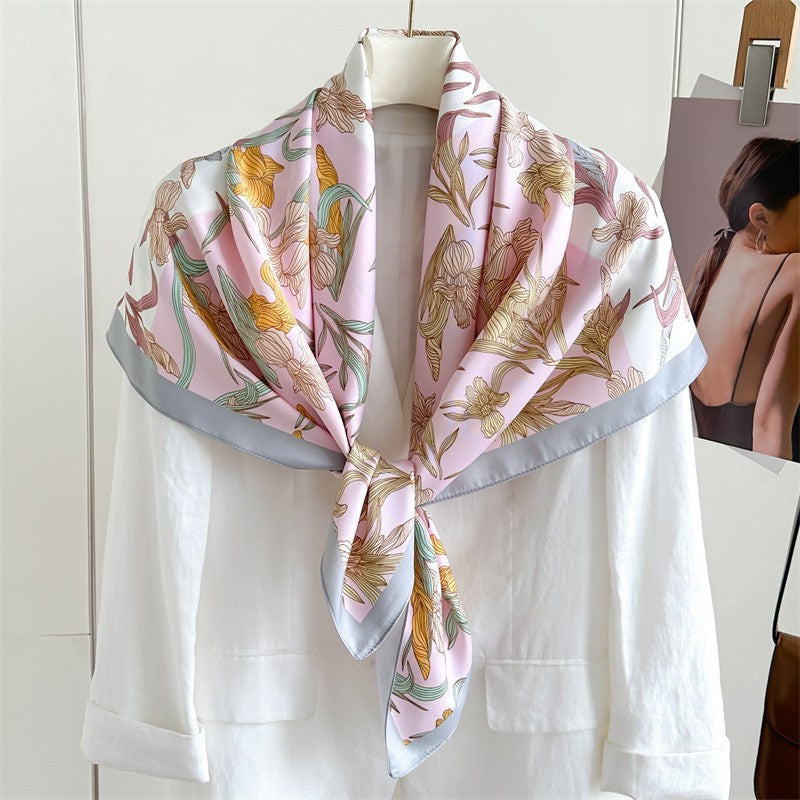 Amelie Floral Square Scarf