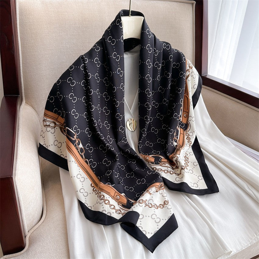 Amelie Floral Square Scarf