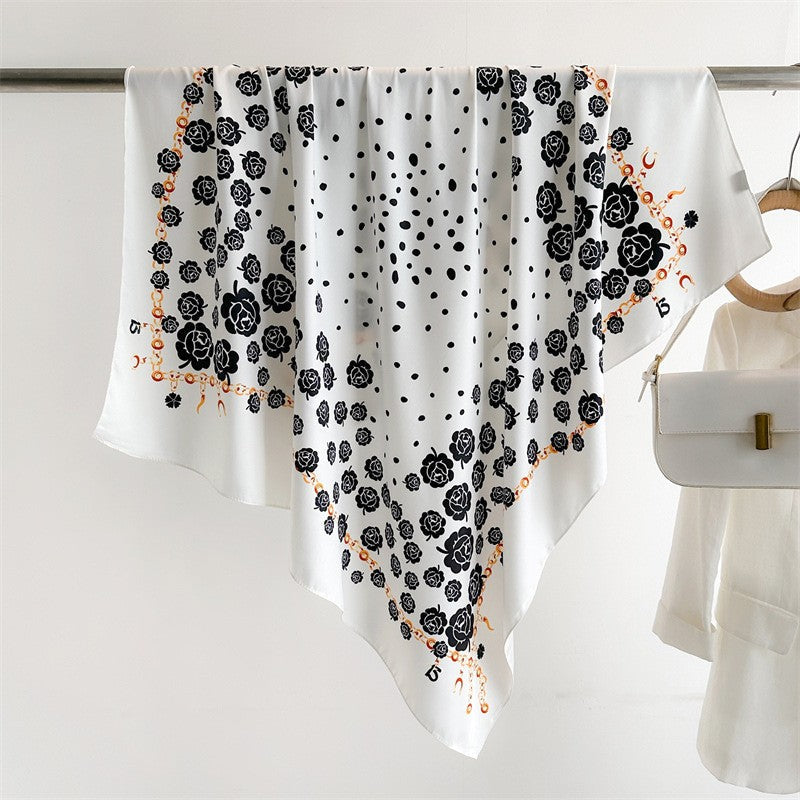 Amelie Floral Square Scarf