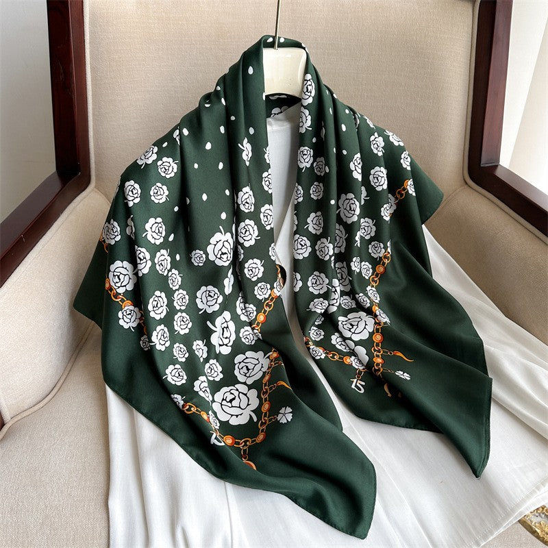 Amelie Floral Square Scarf