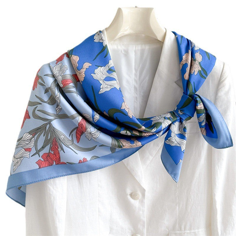 Amelie Floral Square Scarf