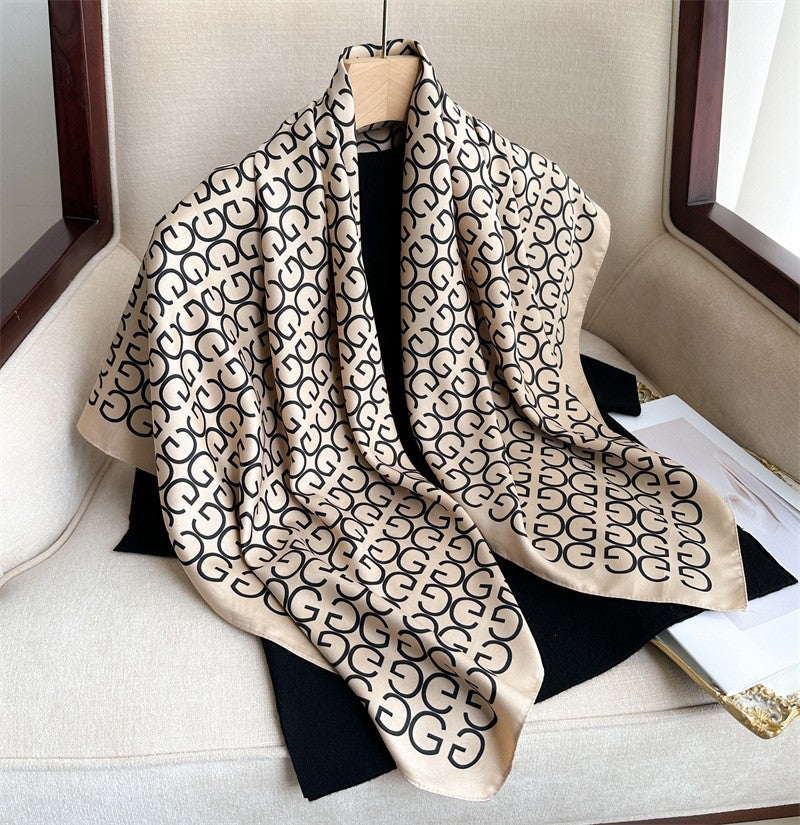 Amelie Floral Square Scarf
