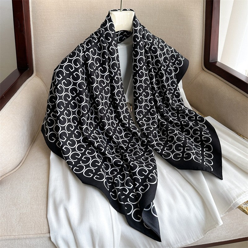 Amelie Floral Square Scarf