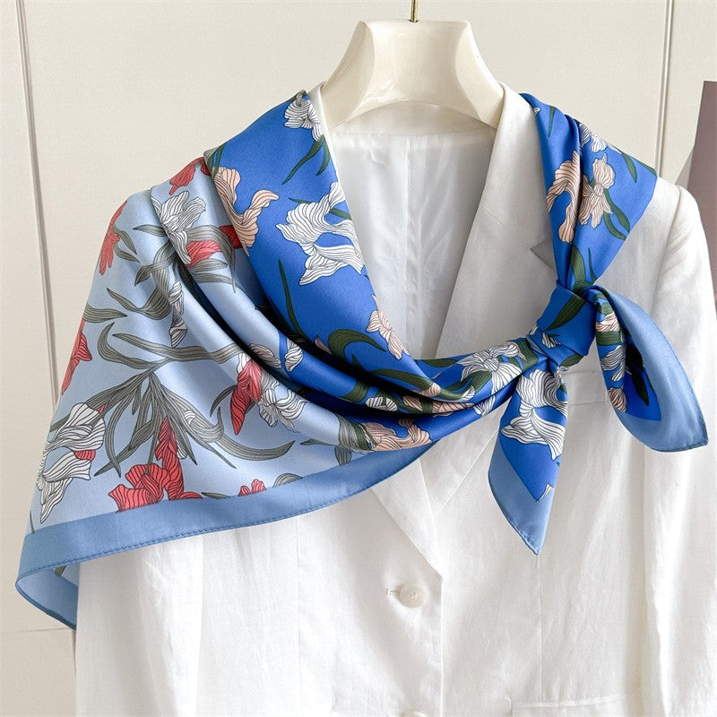 Amelie Floral Square Scarf