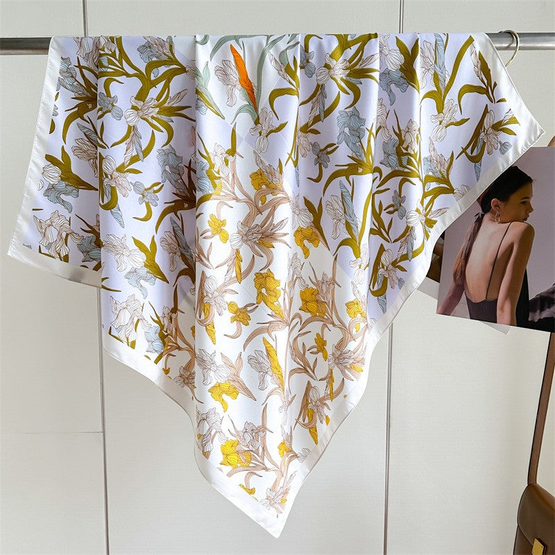 Amelie Floral Square Scarf