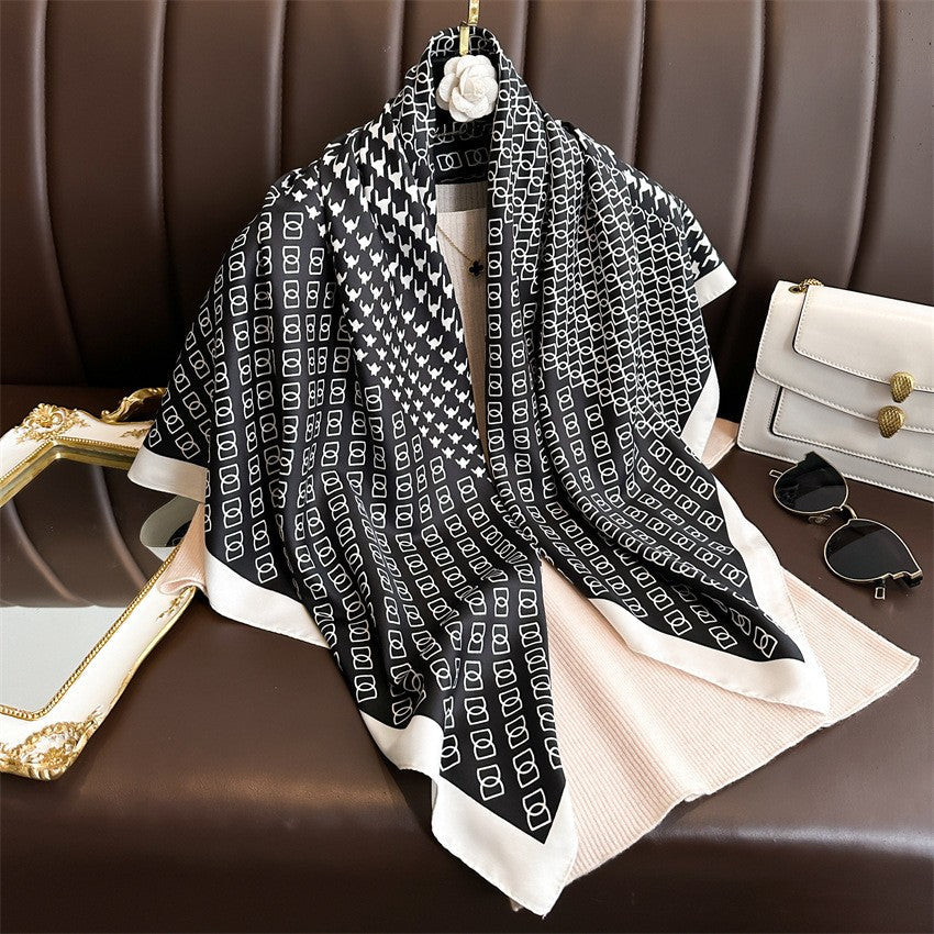 Amelie Floral Square Scarf