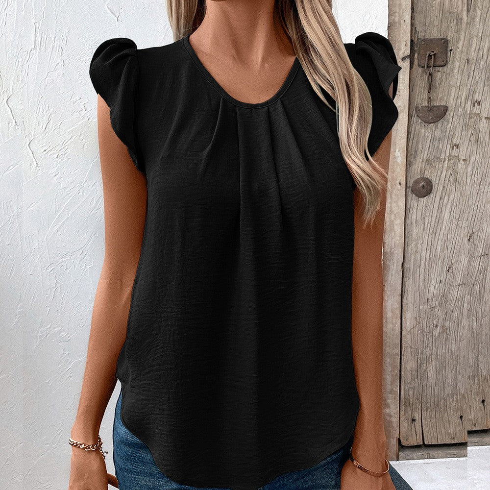 Livia Ruffle Sleeve Tee