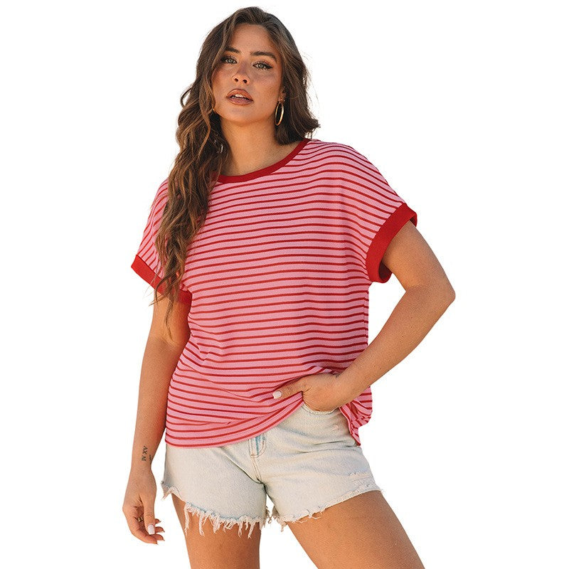 Nola Striped Knit Tee