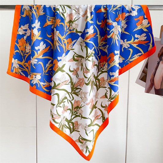 Amelie Floral Square Scarf