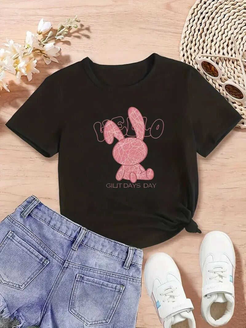 Elora Printed Short Sleeve Top