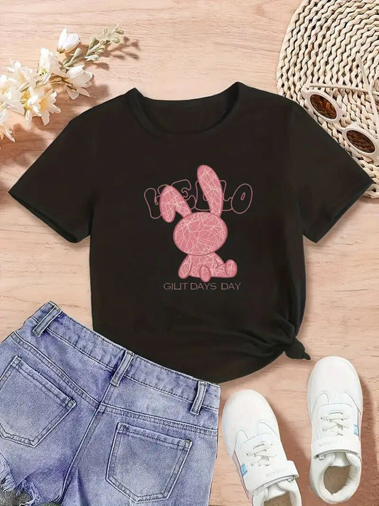 Elora Printed Short Sleeve Top