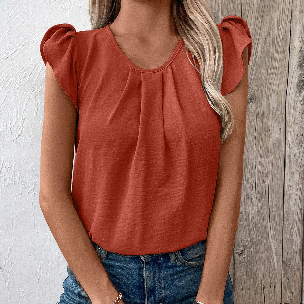 Livia Ruffle Sleeve Tee