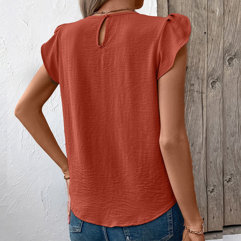 Livia Ruffle Sleeve Tee