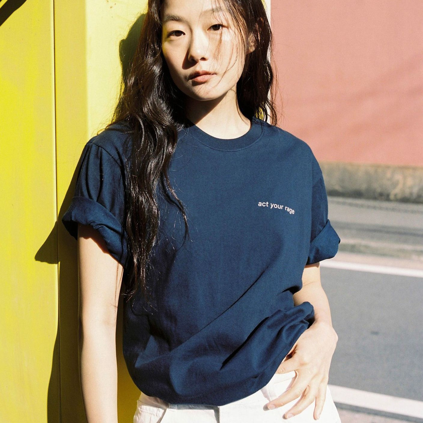 Nova Letter Print Cotton Tee