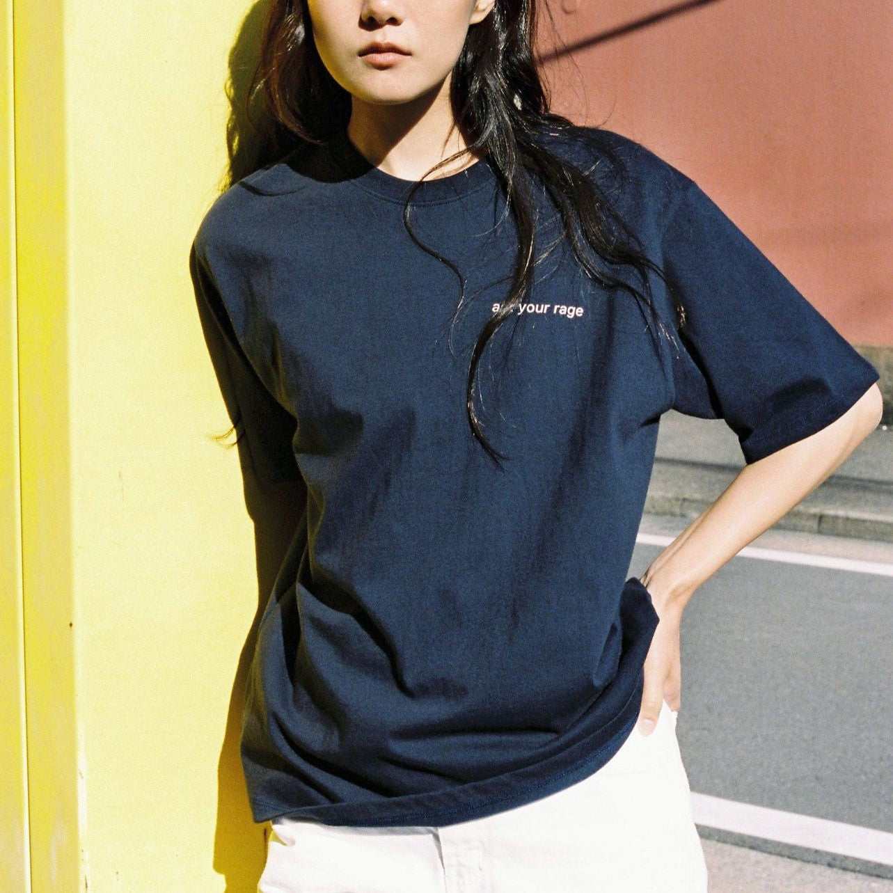 Nova Letter Print Cotton Tee