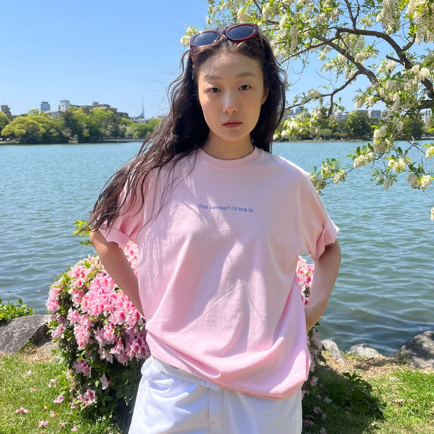 Nova Letter Print Cotton Tee