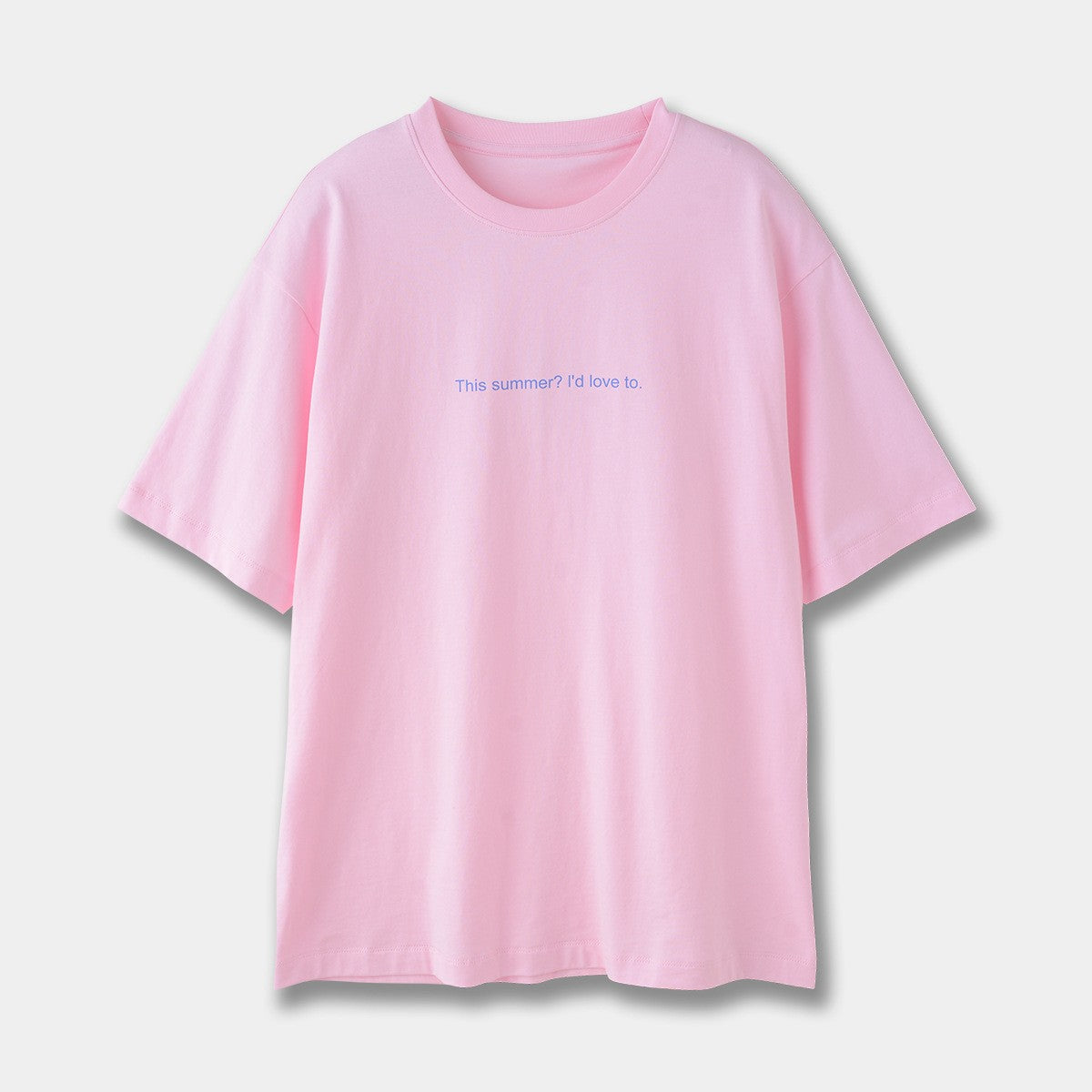 Nova Letter Print Cotton Tee